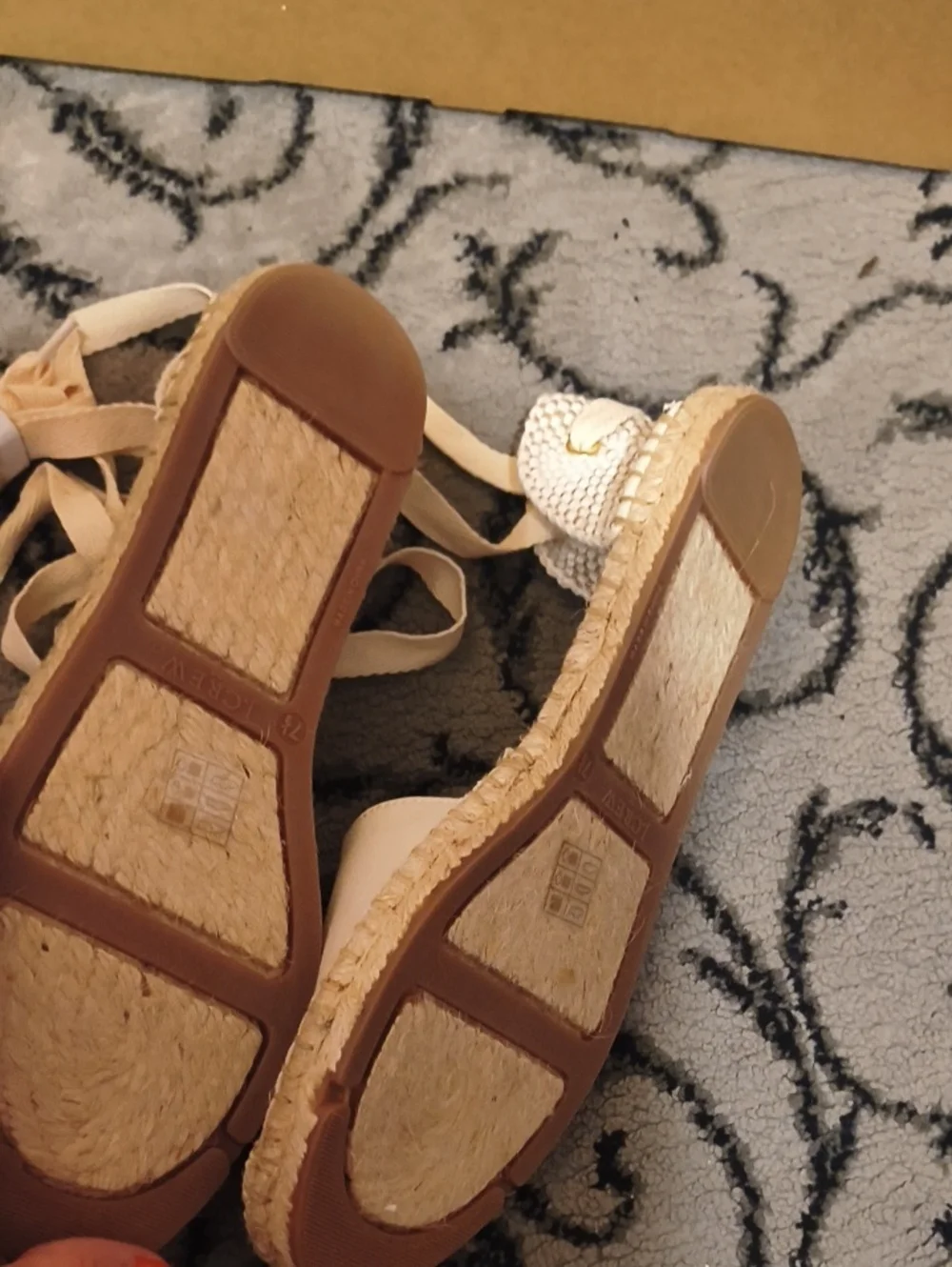 J Crew Espadrilles Ivory